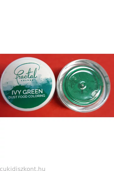 Ételfesték porfesték FRACTAL Borostyán Zöld 10 ml 1,5 gr