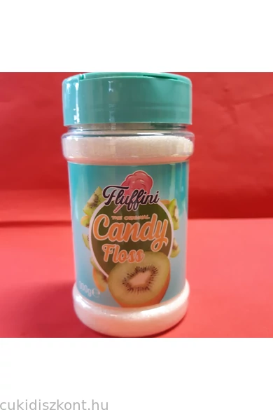 Vattacukor alapanyag  FLUFFINI 300 gr KIWI