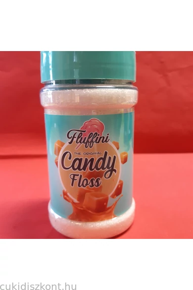Vattacukor alapanyag  FLUFFINI 300 gr KARAMELL